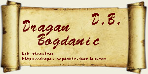 Dragan Bogdanić vizit kartica